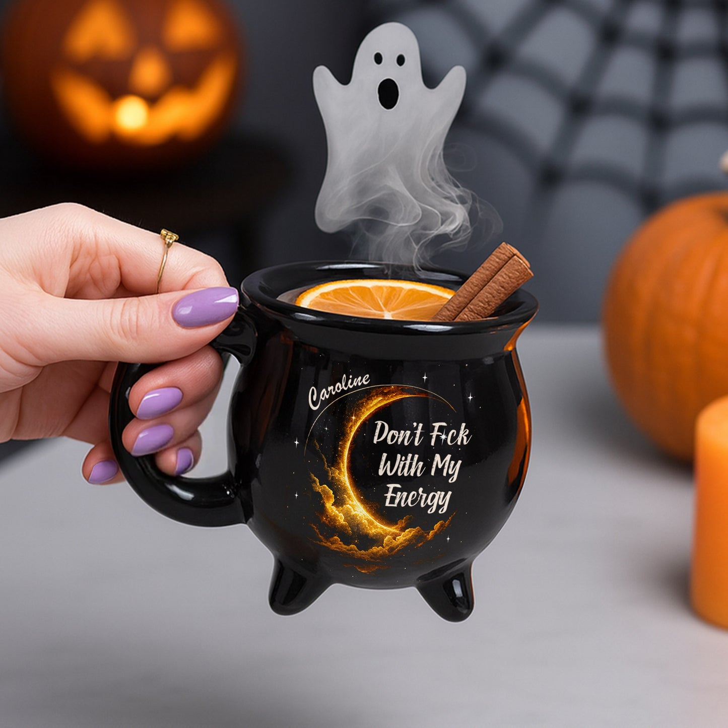 Don't F*ck With My Energy Celestial Coffee Mug Design