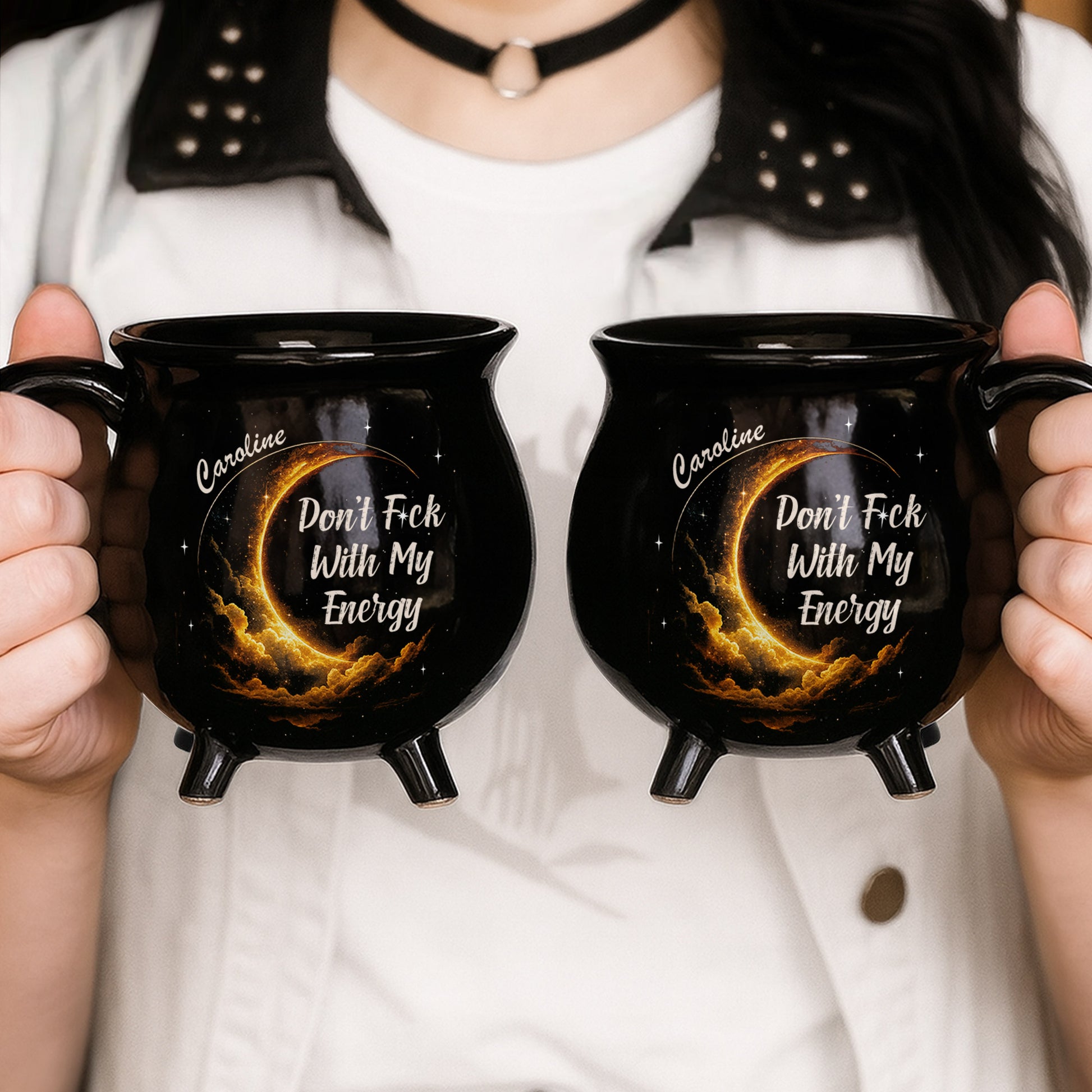 Don't F*ck With My Energy Celestial Coffee Mug Design