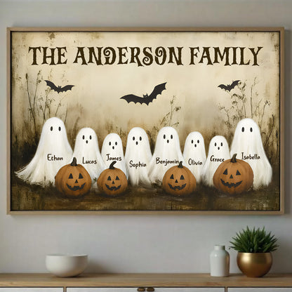 The Anderson Family Ghosts and Pumpkins