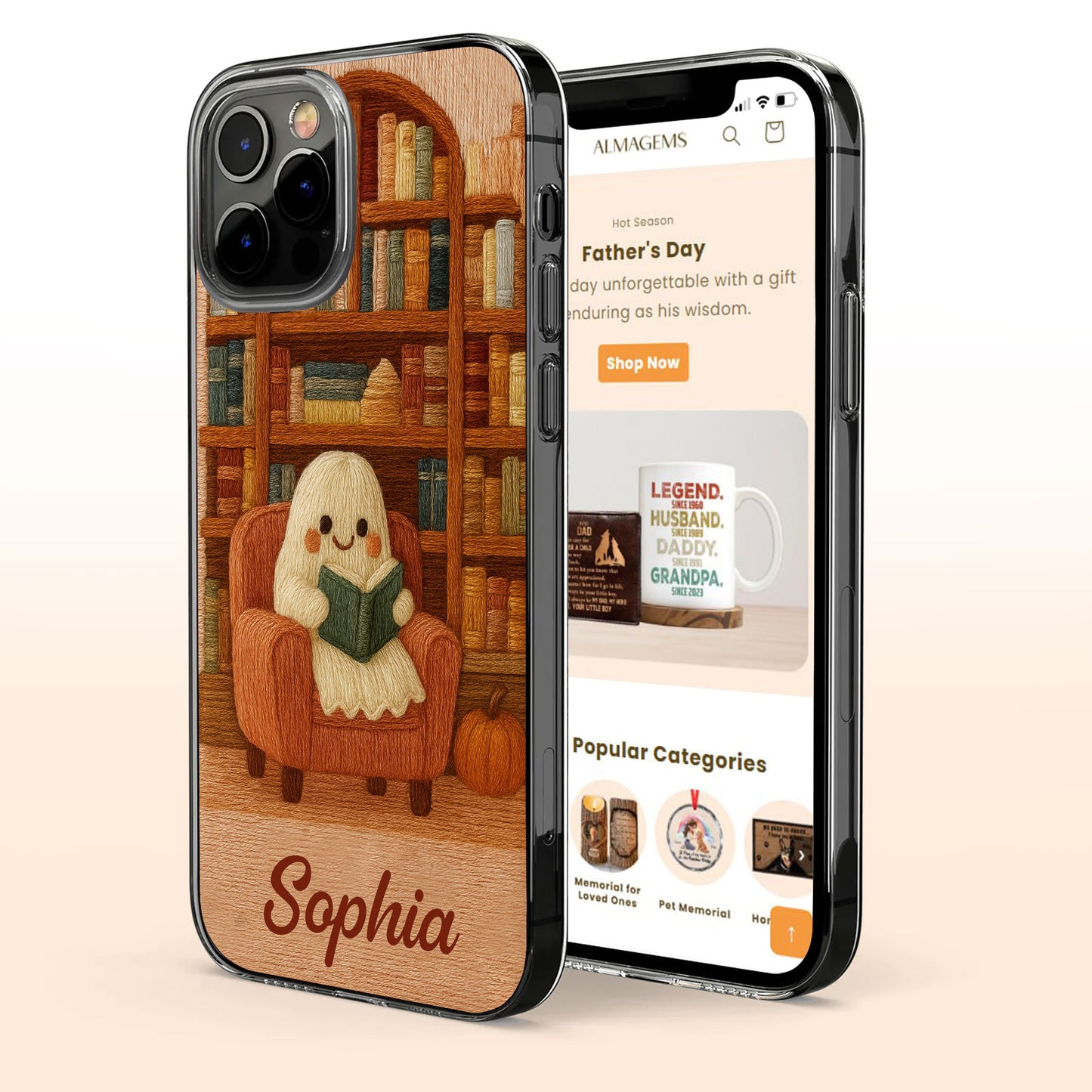 Cozy Reading Nook With Books and Reading Dog