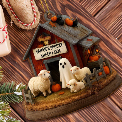 Sarah's Spooky Sheep Farm, Ghost And Pumpkins