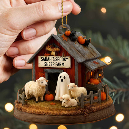 Sarah's Spooky Sheep Farm, Ghost And Pumpkins