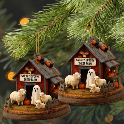 Sarah's Spooky Sheep Farm, Ghost And Pumpkins