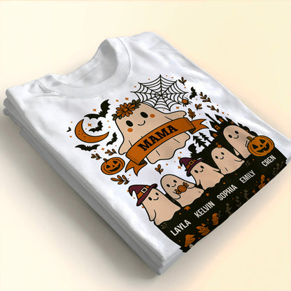 Customizable Spooky Halloween Family T-Shirt