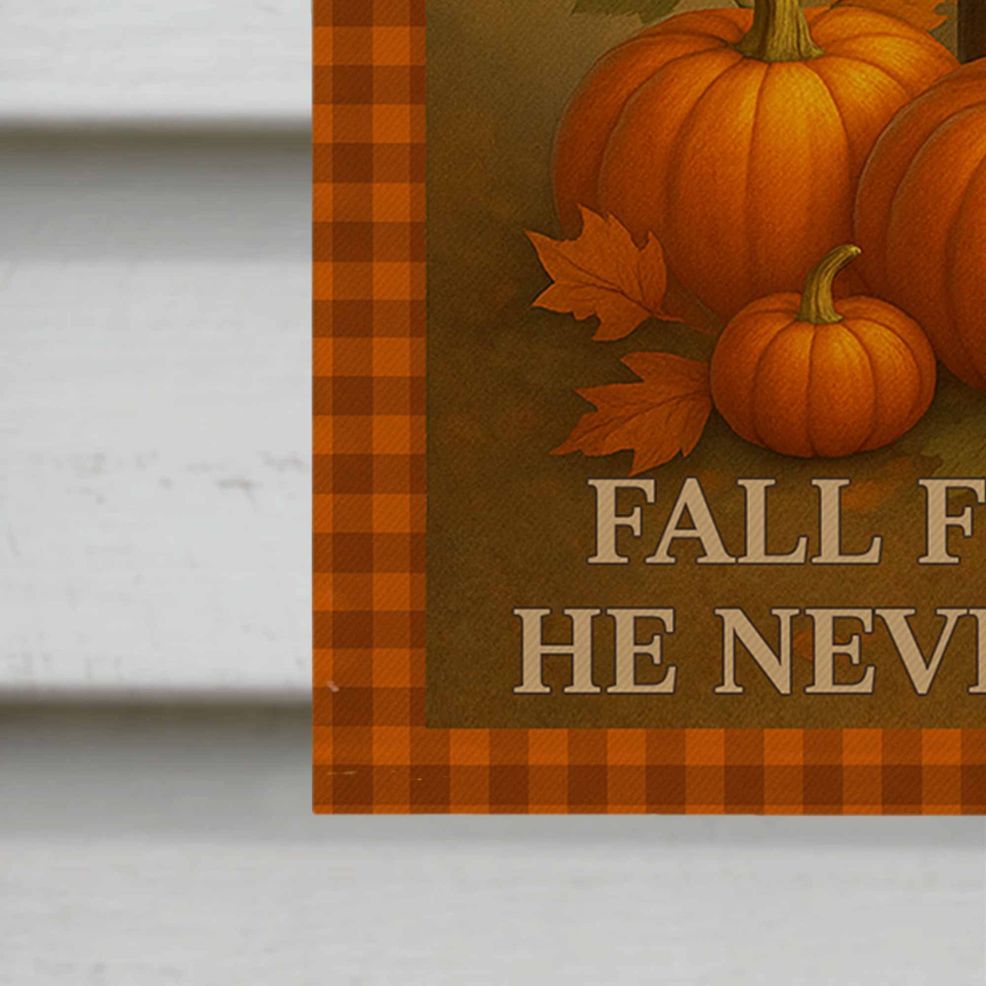 Fall For Jesus He Never Leaves, Cross and Sunflowers