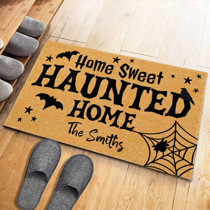 Home Sweet Haunted Home With Bats And Crow