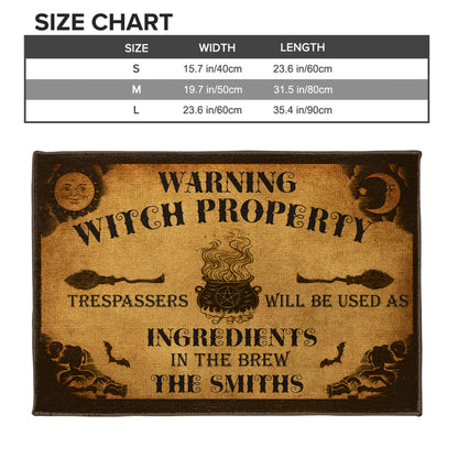 Warning Witch Property, Trespassers Used As Ingredients