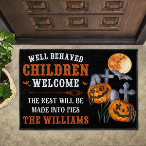 Well Behaved Children Welcome, Made Into Pies, Fall Decor