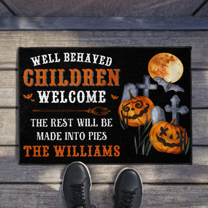 Well Behaved Children Welcome, Made Into Pies, Fall Decor
