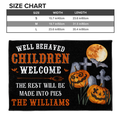 Well Behaved Children Welcome, Made Into Pies, Fall Decor