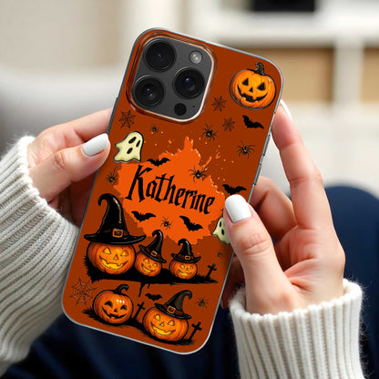 Spooky Season Pumpkins and Playful Ghosts