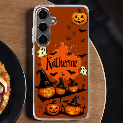 Spooky Season Pumpkins and Playful Ghosts