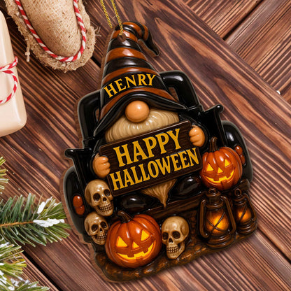 Happy Halloween, Pumpkins, Skulls, And Lanterns