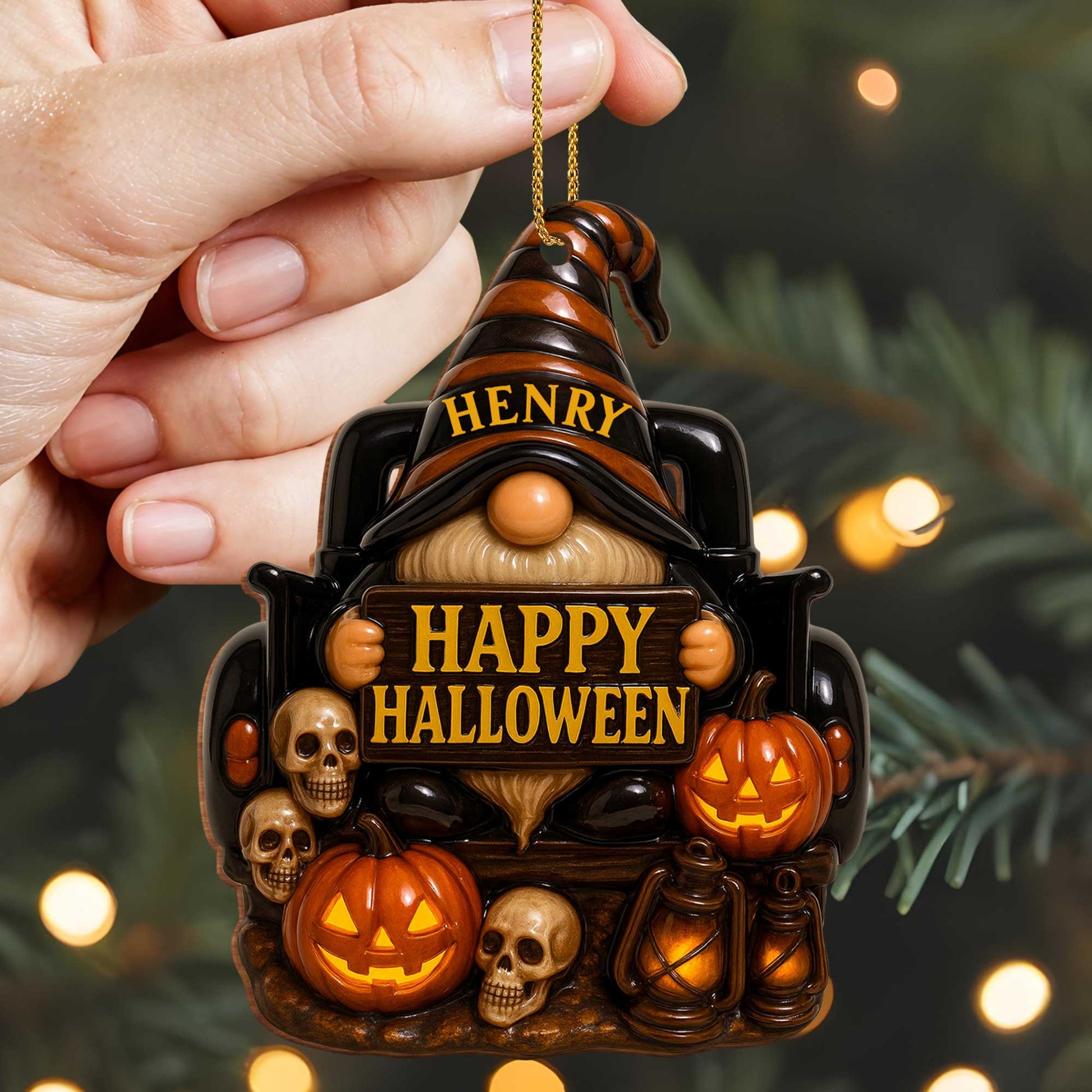 Happy Halloween, Pumpkins, Skulls, And Lanterns