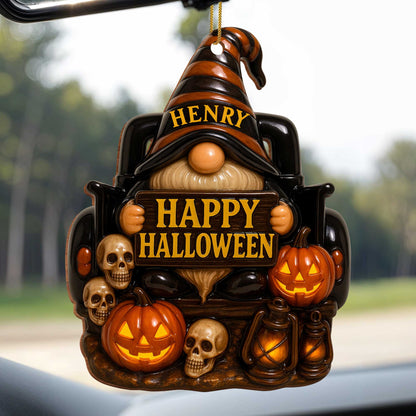 Happy Halloween, Pumpkins, Skulls, And Lanterns