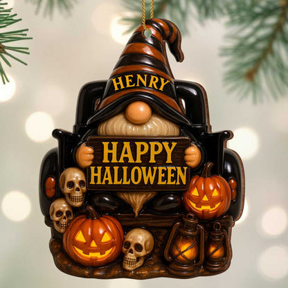 Happy Halloween, Pumpkins, Skulls, And Lanterns