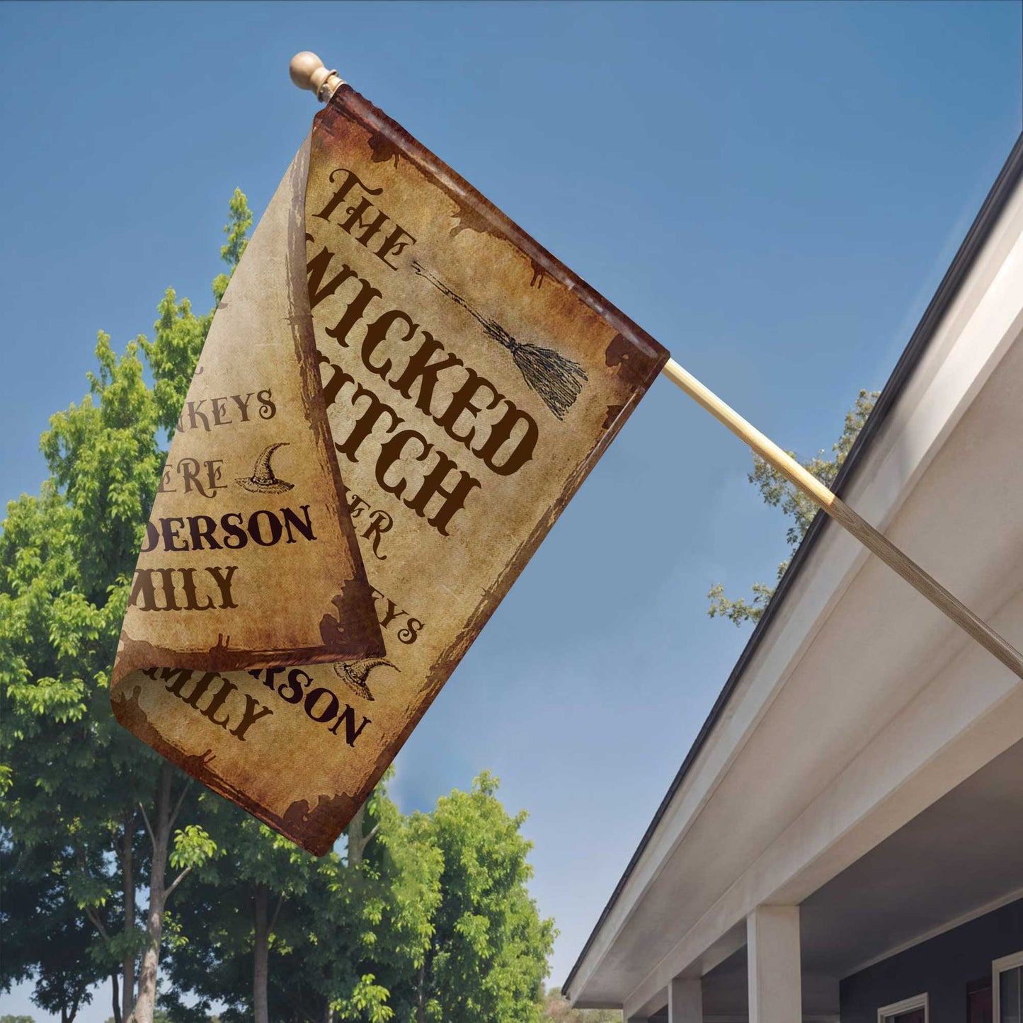 The Wicked Witch And Her Flying Monkeys Decor