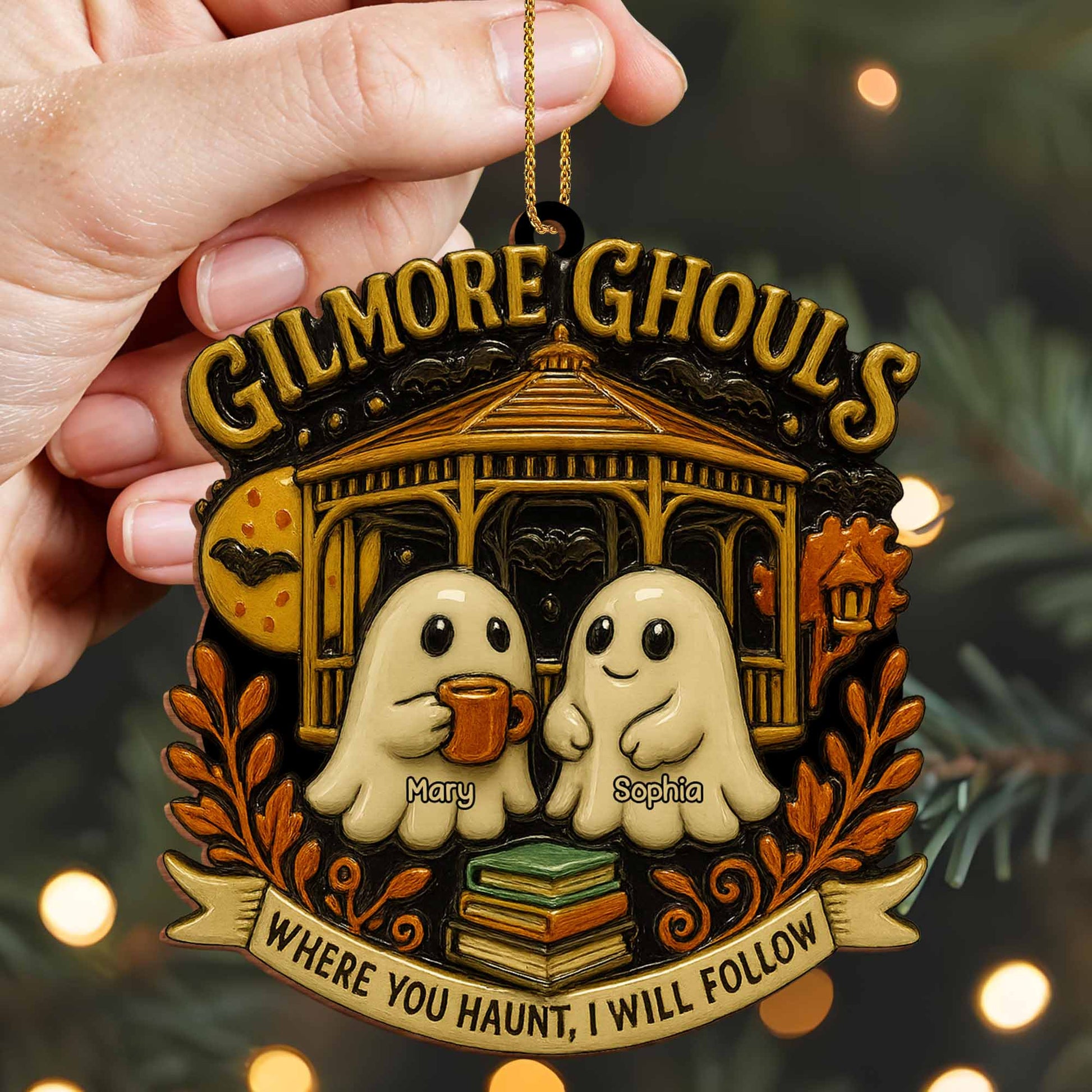 Where You Haunt, I Will Follow With Ghosts And Fall Motif