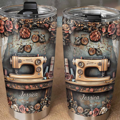 Celebrate Creativity Vintage Sewing Machine And Roses