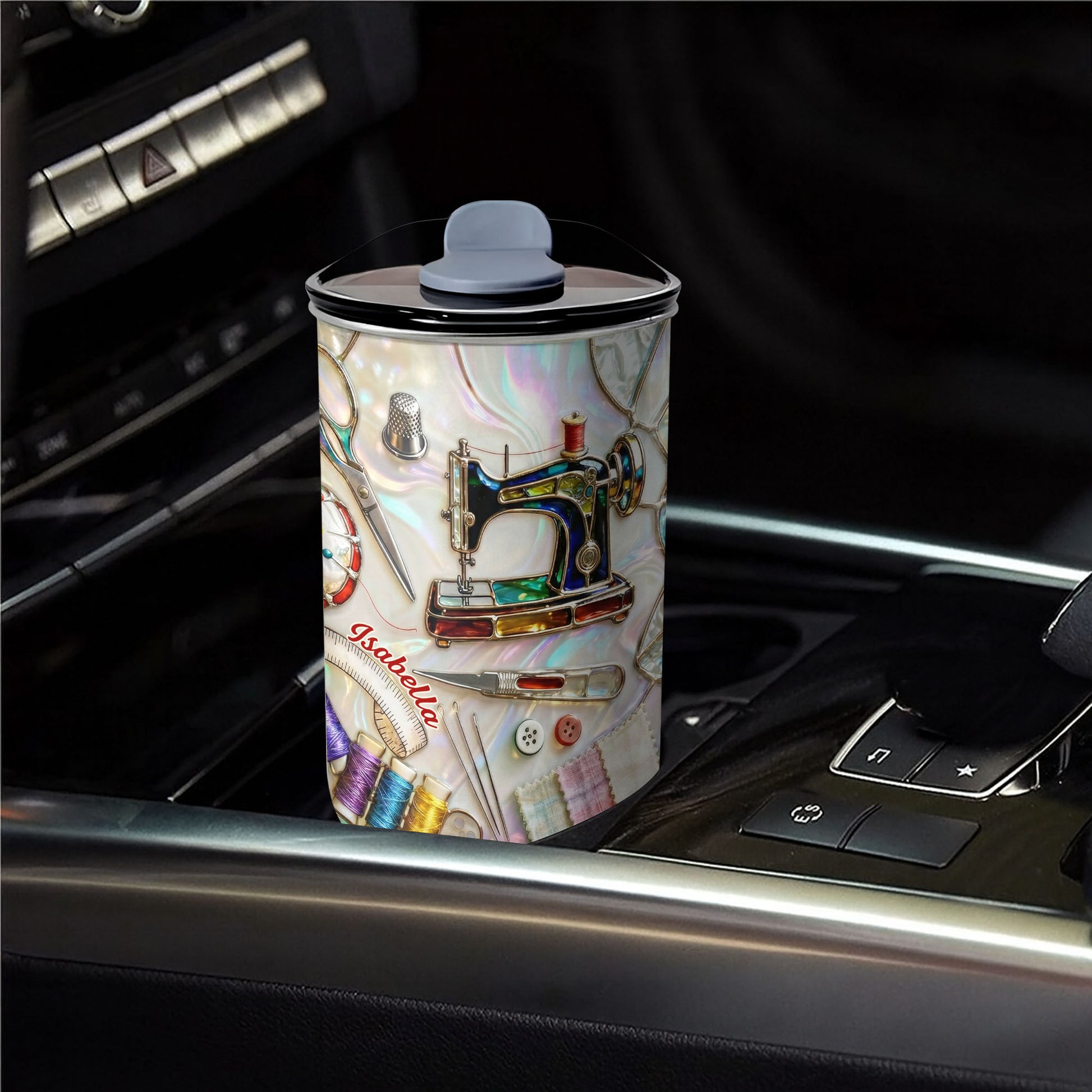 Sewing Is My Soul Language With Sewing Machine And Scissors