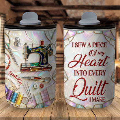 Sewing Is My Soul Language With Sewing Machine And Scissors