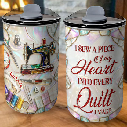 Sewing Is My Soul Language With Sewing Machine And Scissors