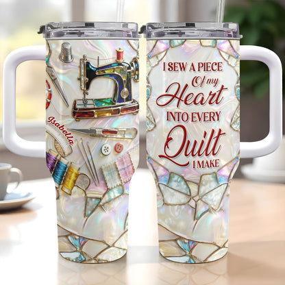 I Sew A Piece Of My Heart Sewing Machine Quilting Tools