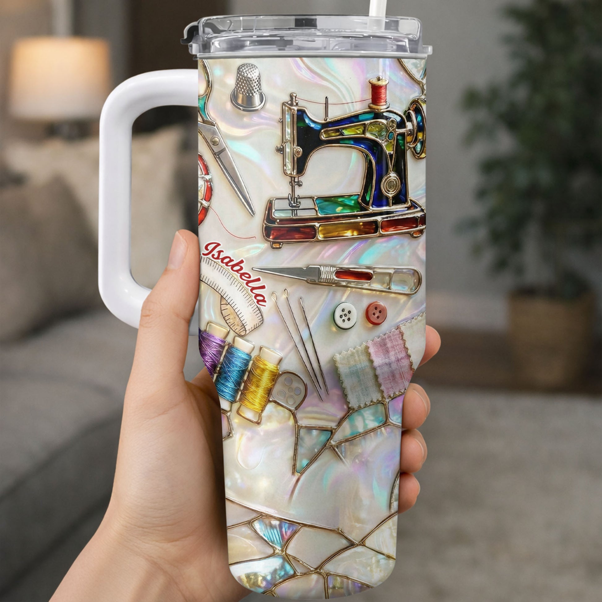 I Sew A Piece Of My Heart Sewing Machine Quilting Tools