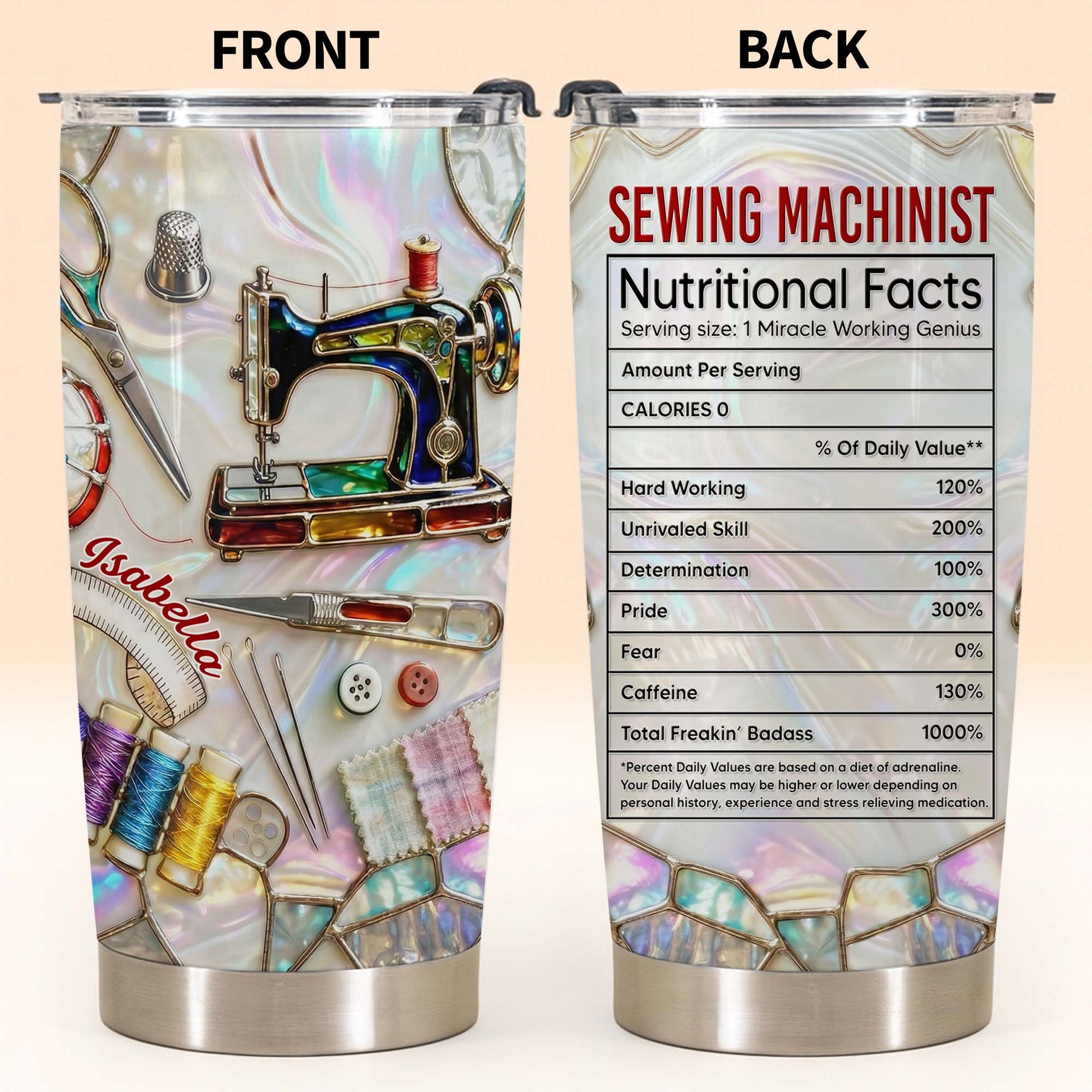 Sewing Machinist Nutritional Facts & Miracle Working Genius