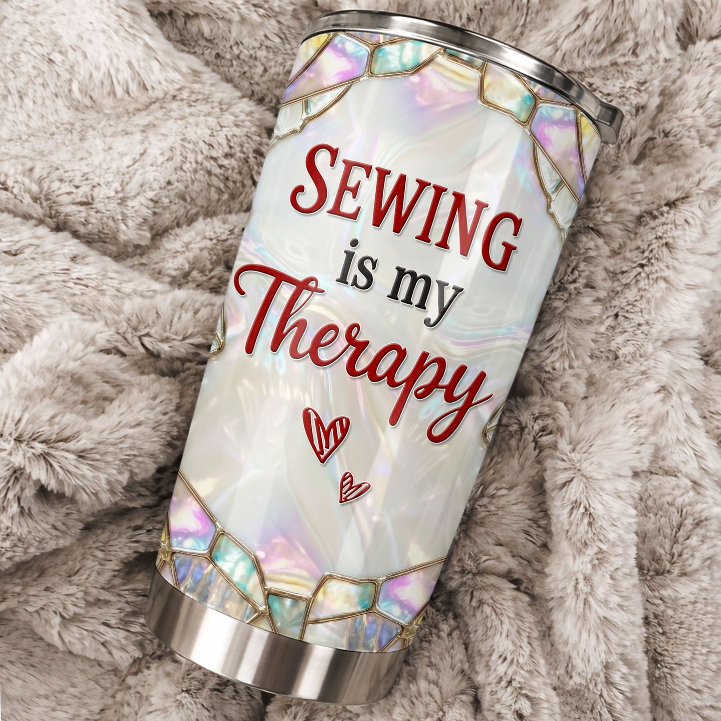 Sewing Is My Therapy With Sewing Machine And Threads