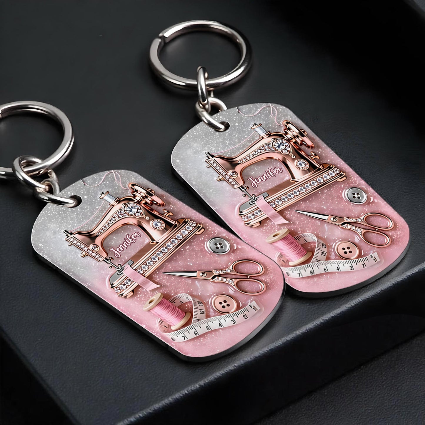 Sewing Is My Therapy With Sewing Machine And Scissors