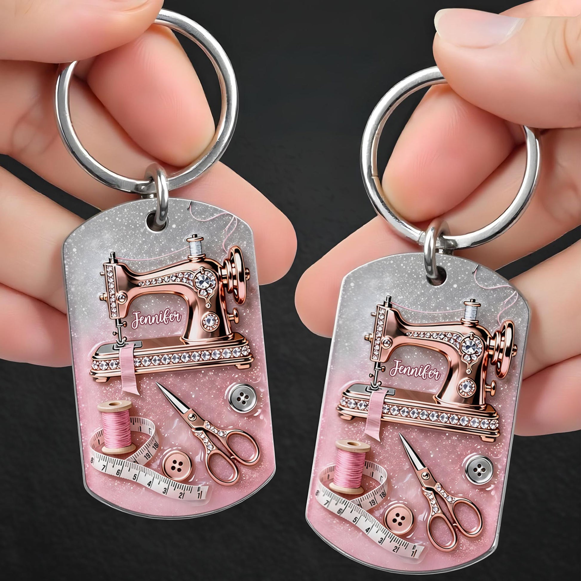 Sewing Is My Therapy With Sewing Machine And Scissors