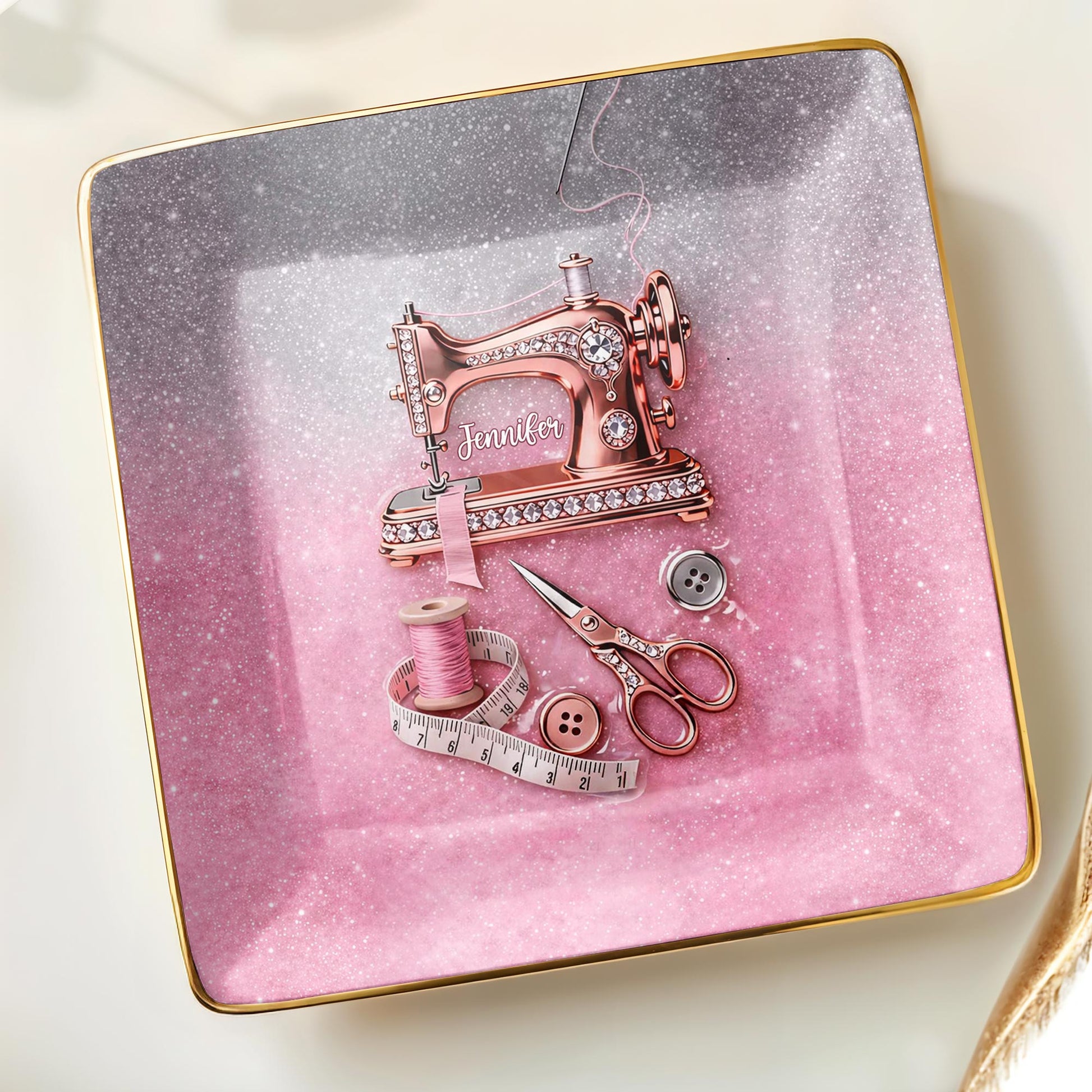 A Life Stitched With Love Sewing Machine Scissors And Thread