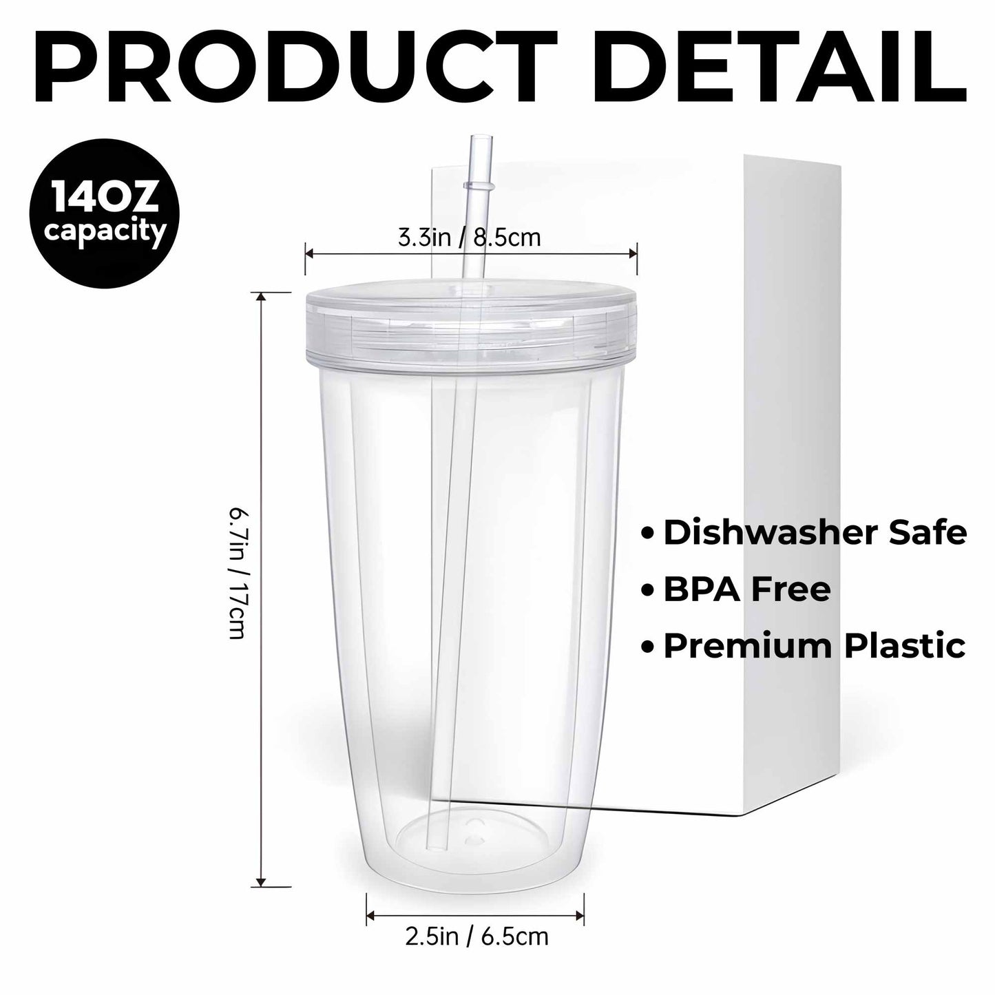 Knitting Is My Therapy, Yarn And Basket Design - Personalized Custom Plastic Tumbler - HAND013_PTUM