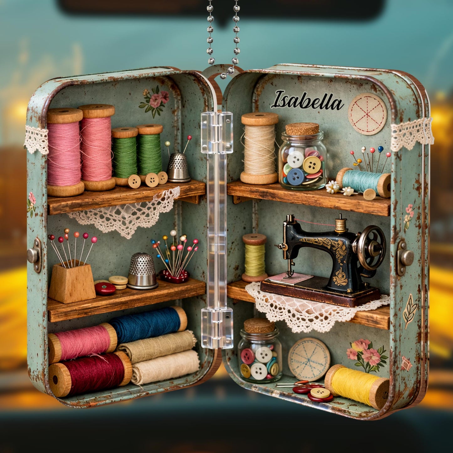 Sewing Memories, Threads And Sewing Machine