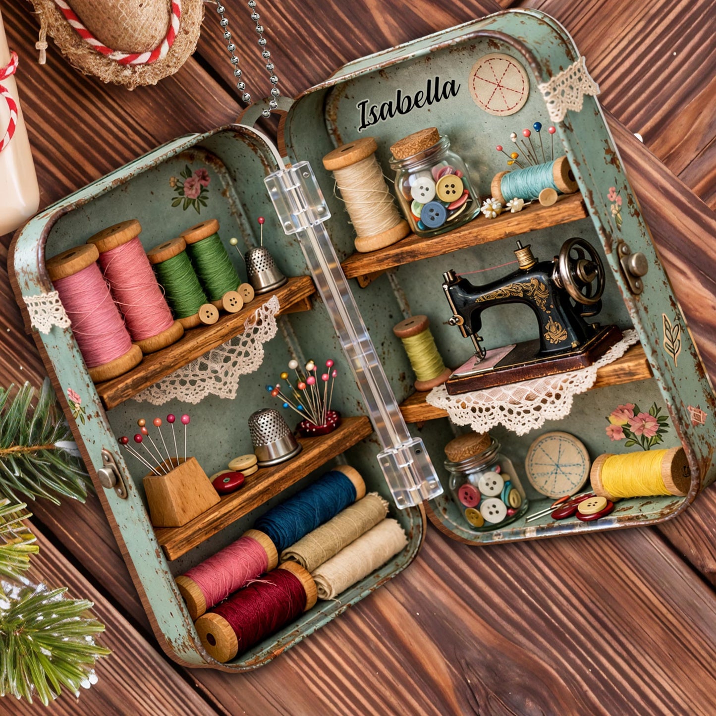 Sewing Memories, Threads And Sewing Machine