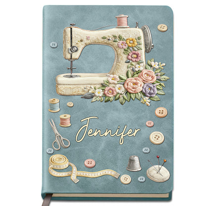 She Sews Love Into Every Stitch Floral Sewing Machine