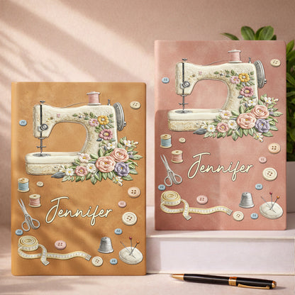 She Sews Love Into Every Stitch Floral Sewing Machine
