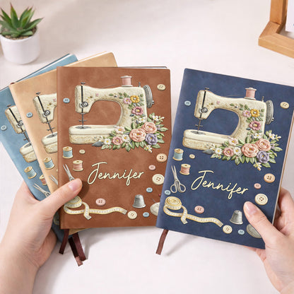 She Sews Love Into Every Stitch Floral Sewing Machine