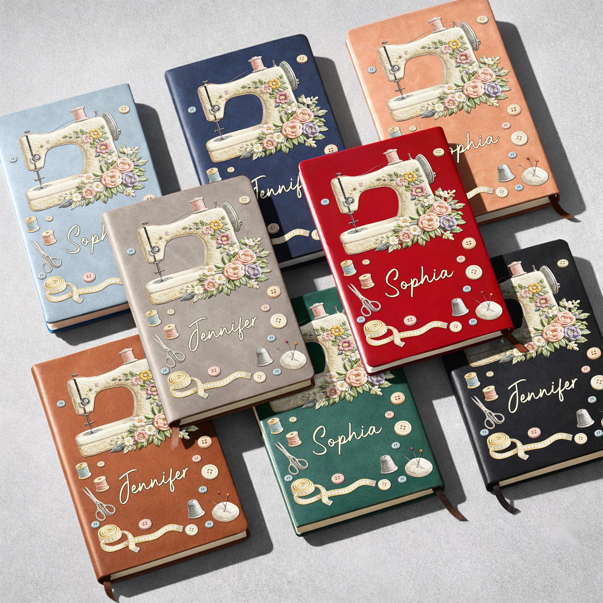 She Sews Love Into Every Stitch Floral Sewing Machine