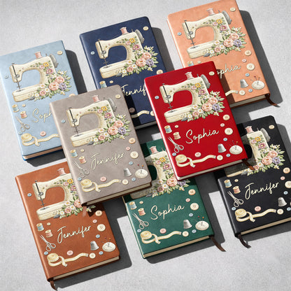 She Sews Love Into Every Stitch Floral Sewing Machine