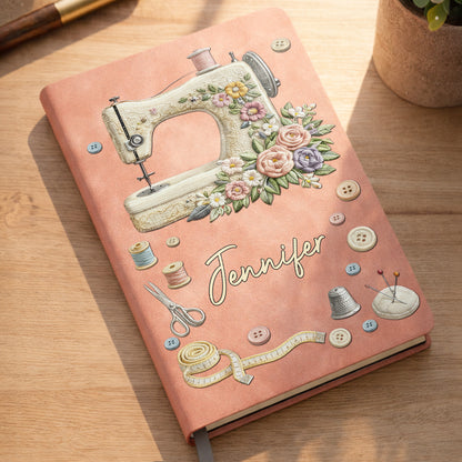 She Sews Love Into Every Stitch Floral Sewing Machine