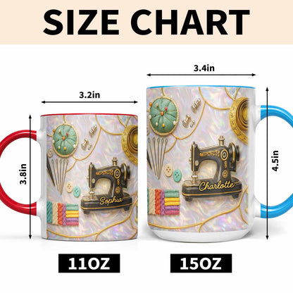 Vintage Sewing Machine and Quilting Essentials with Pins and Buttons