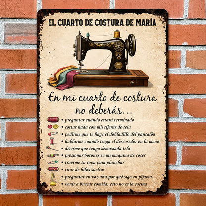 Mi Cuarto De Costura Sewing Machine And Craft Room Rules