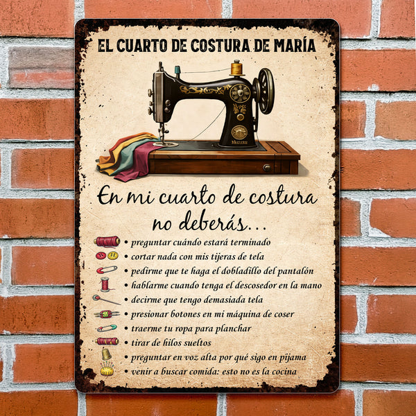 Mi Cuarto De Costura Sewing Machine And Craft Room Rules