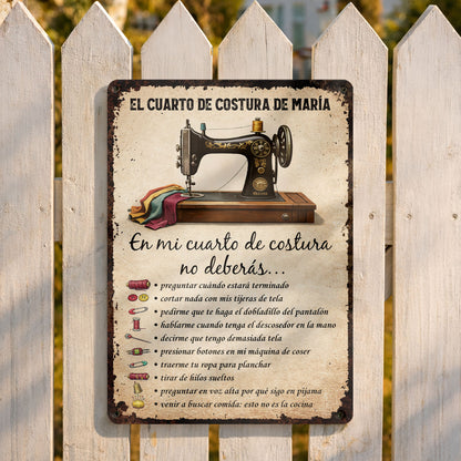 Mi Cuarto De Costura Sewing Machine And Craft Room Rules