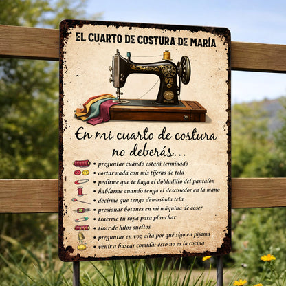 Mi Cuarto De Costura Sewing Machine And Craft Room Rules
