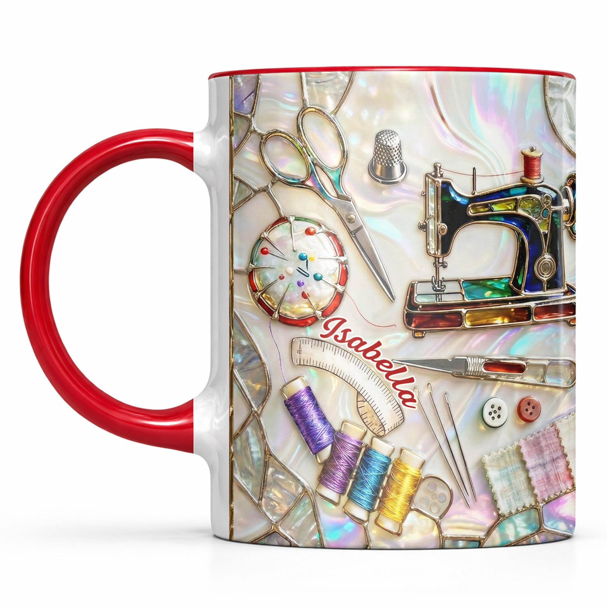 Creative Soul With A Heart For Sewing Machine And Scissors