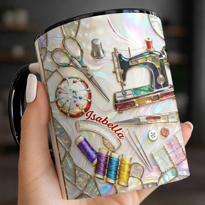 Creative Soul With A Heart For Sewing Machine And Scissors