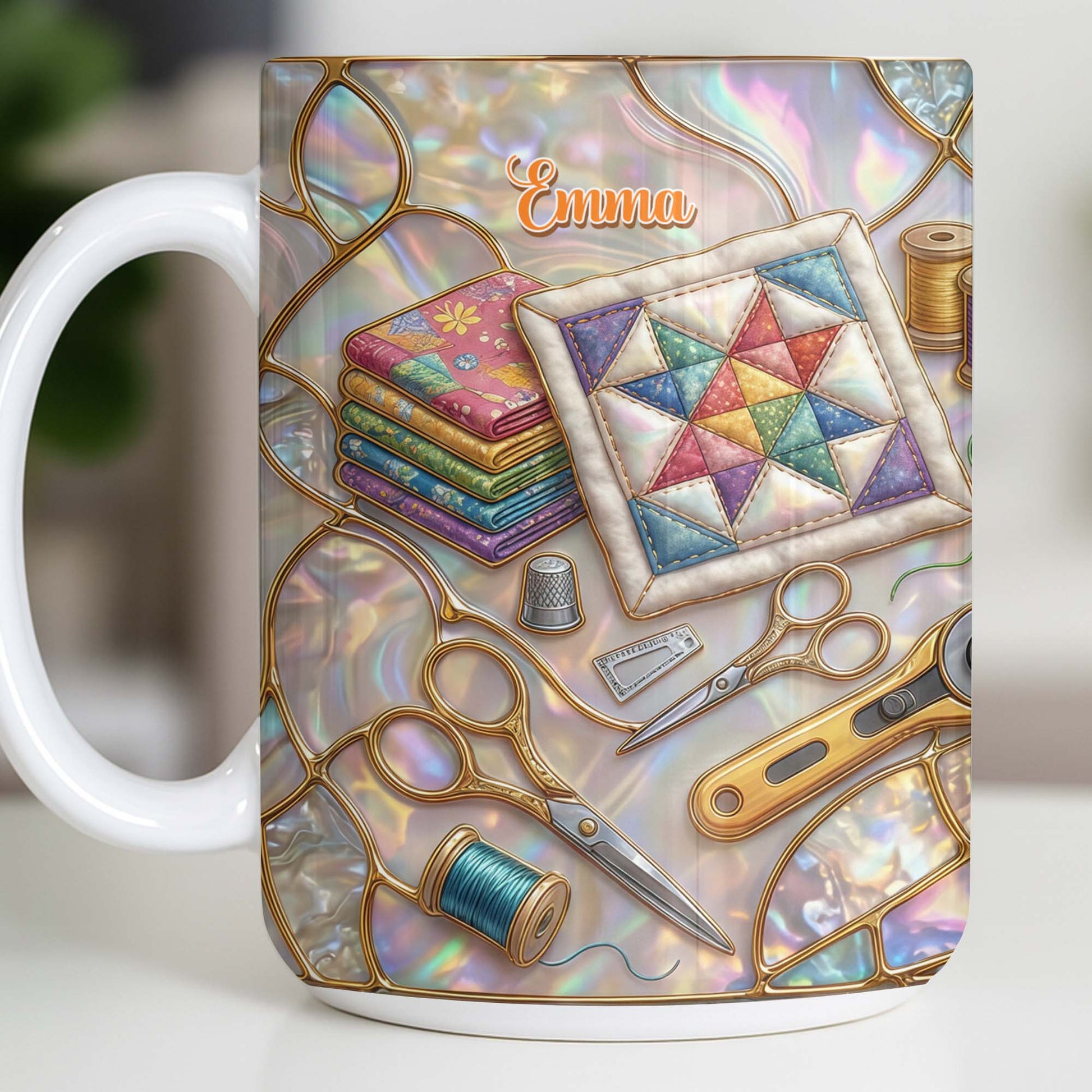 Personalized Vibrant Crafting Tools Design